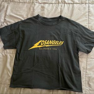 brandy melville cropped tee